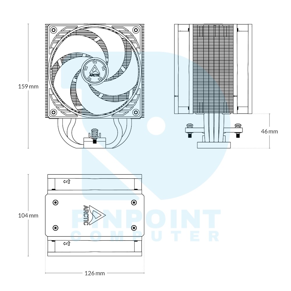arctic freezer 36 multi compatible tower cpu cooler 02 arctic freezer 36 multi compatible tower cpu cooler 02