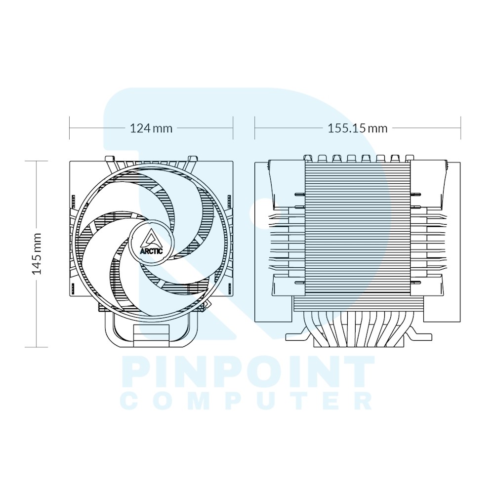arctic freezer 4u m multicompatible 4u single tower cpu cooler 02 arctic freezer 4u m multicompatible 4u single tower cpu cooler 02