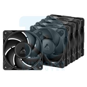 arctic p12 pro pst 120 mm pwm fan with cable splitter [5 pack] 01