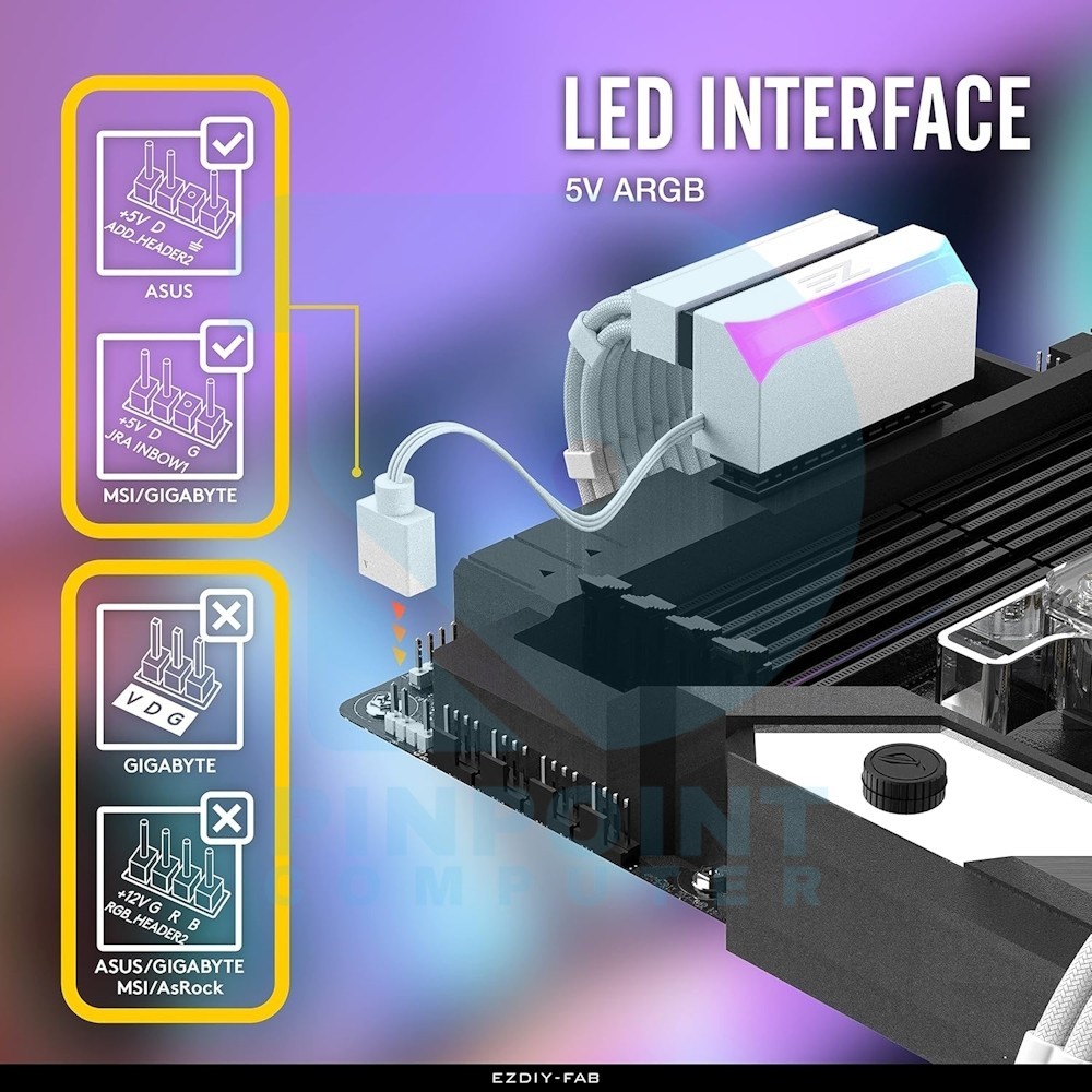 ezdiy fab atx 24 pin 90 degree angle adapter with argb module 08 ezdiy fab atx 24 pin 90 degree angle adapter with argb module 08