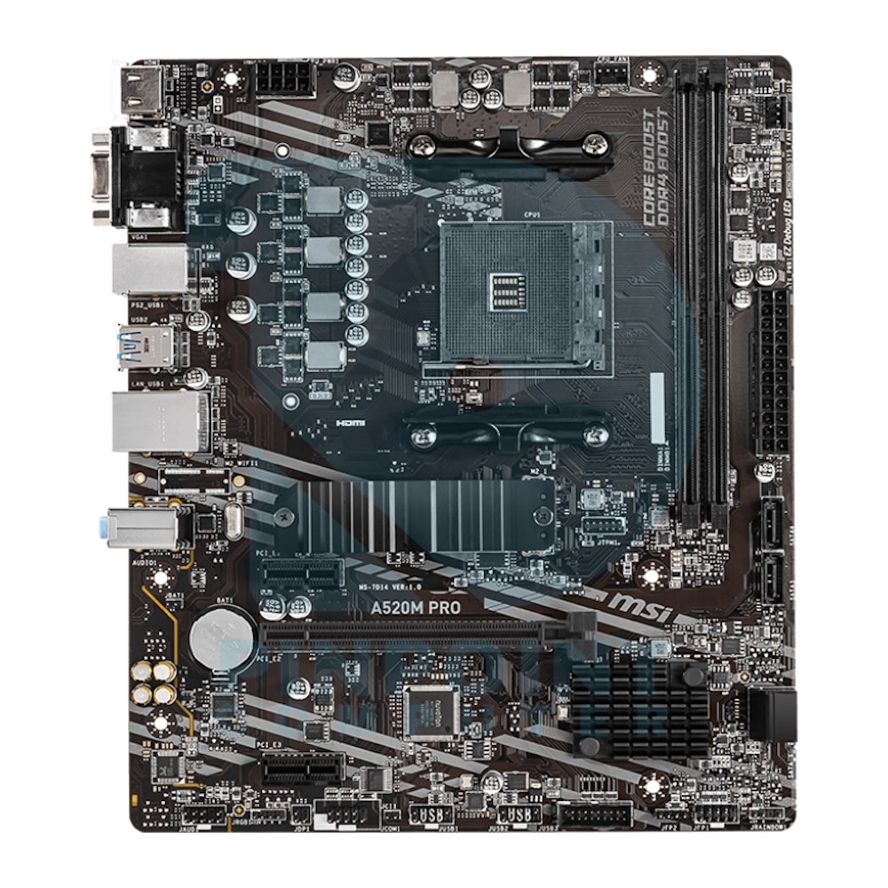 msi a520m pro amd motherboard 02 msi a520m pro amd motherboard 02