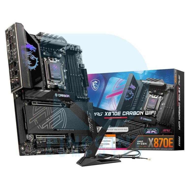 MSi MPG X870E Carbon WiFi AMD Motherboard msi mpg x870e carbon wifi amd motherboard 01