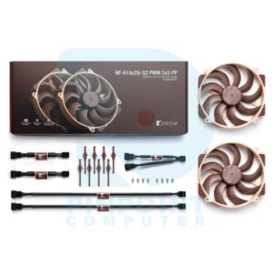 noctua nf a14x25r g2 pwm sx2 pp push pull set of next gen 140mm premium fans 01