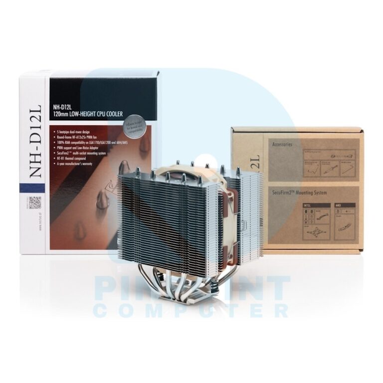 Noctua NH-D12L Low-Height CPU Cooler noctua nh d12l low height cpu cooler 01