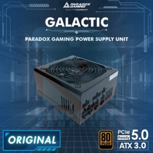 paradox gaming galactic 80 plus bronze pcie 5.0 power supply unit 01