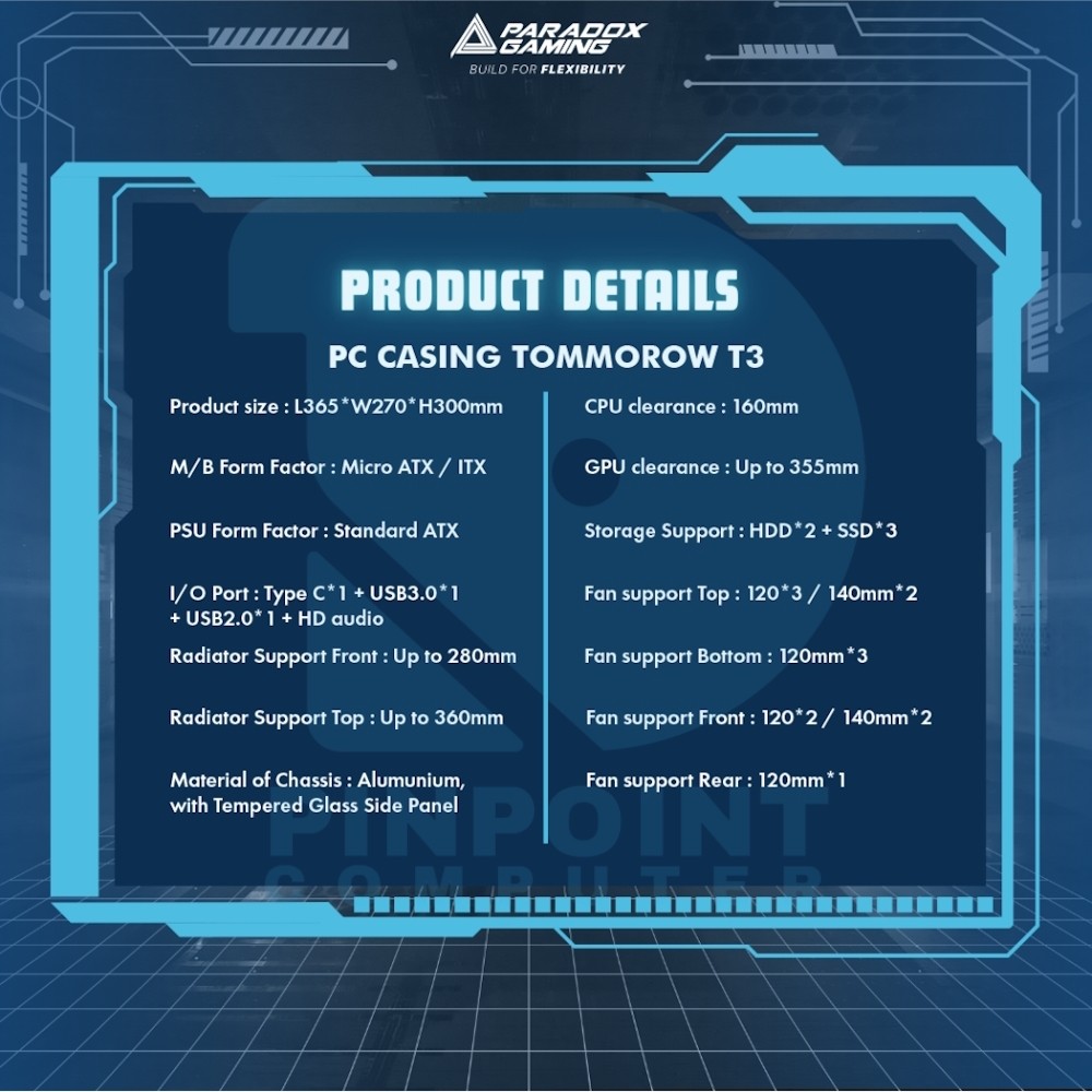 paradox gaming tomorrow series t3 micro atx pc casing 04 paradox gaming tomorrow series t3 micro atx pc casing 04