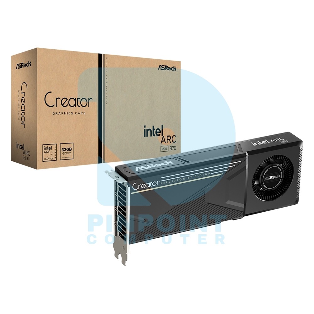asrock intel arc pro b70 creator 32gb 01 asrock intel arc pro b70 creator 32gb 01