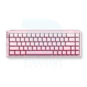 mchose ace 68 turbo full aluminum esports hall effect keyboard peachy pink