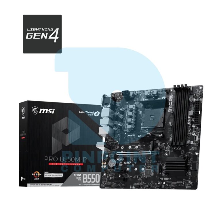 MSi Pro B550M-P AMD Motherboard msi pro b550m p amd motherboard 01
